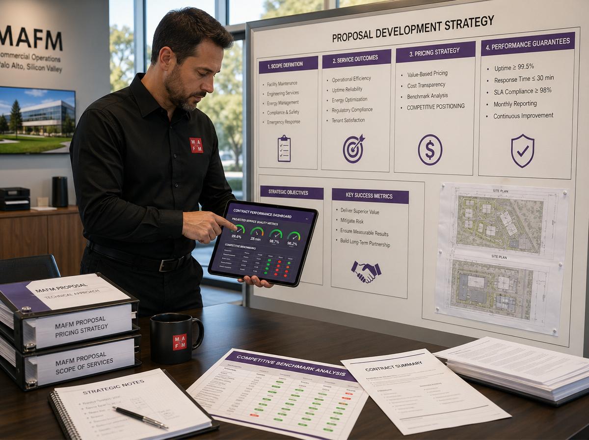 How to Win Facility Management Contracts in Silicon Valley: The Business Development Playbook for FM Companies